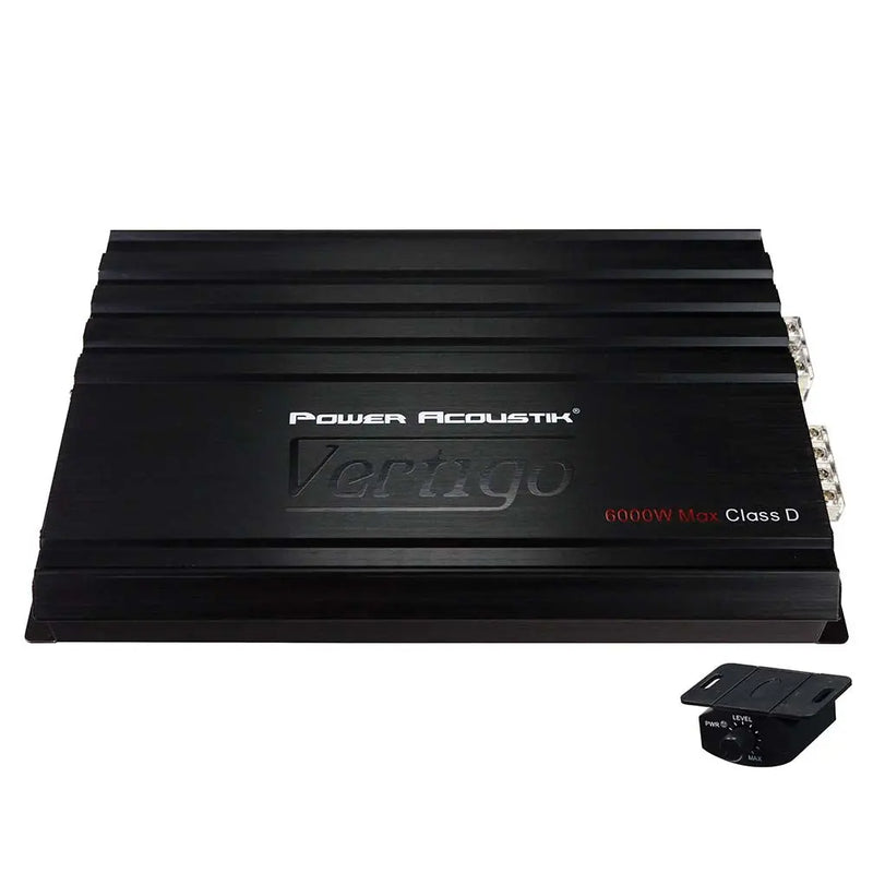 Power Acoustik Vertigo Series Monoblock Amplifier 6000w Max Power Acoustik