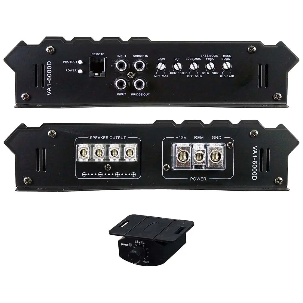 Power Acoustik Vertigo Series Monoblock Amplifier 6000w Max Power Acoustik