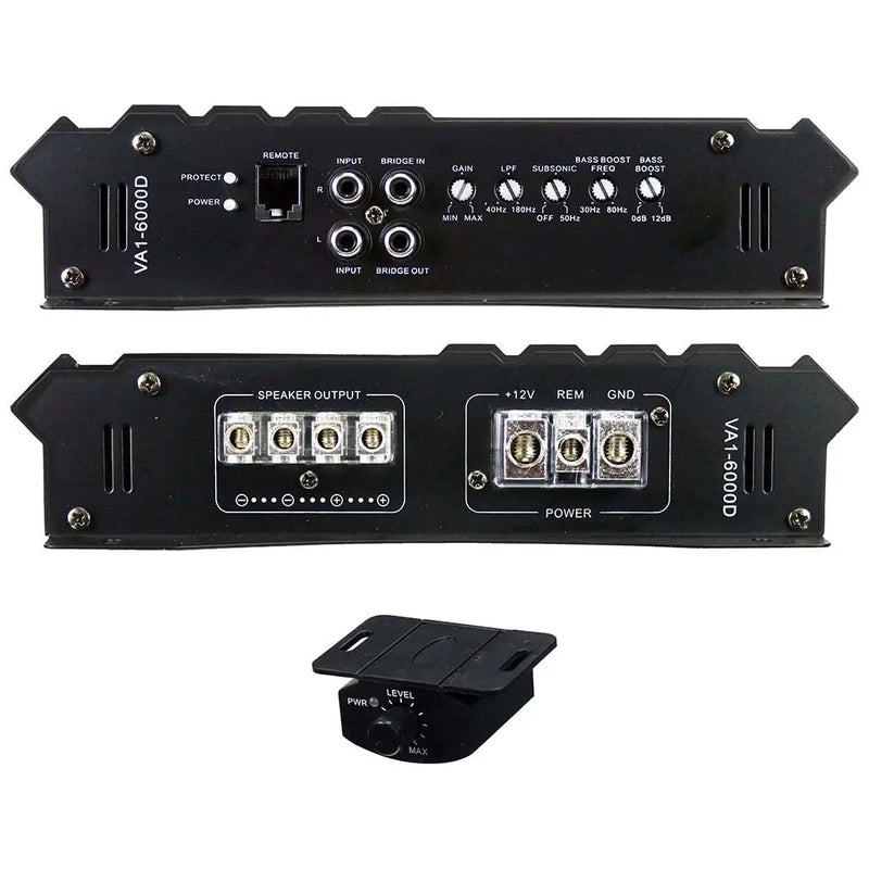 Power Acoustik Vertigo Series Monoblock Amplifier 6000w Max Power Acoustik