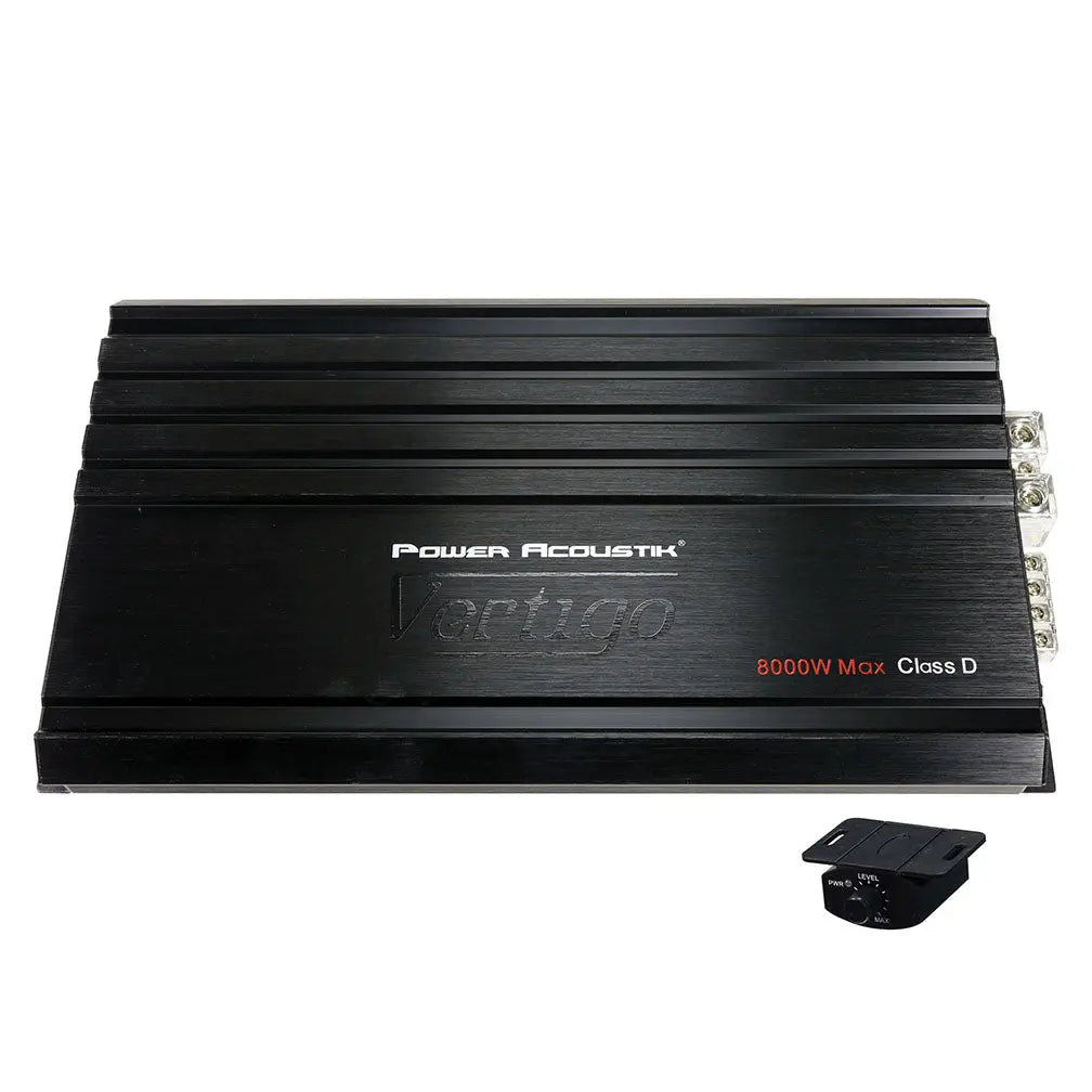 Power Acoustik Vertigo Series Monoblock Amplifier 8000w Max Power Acoustik