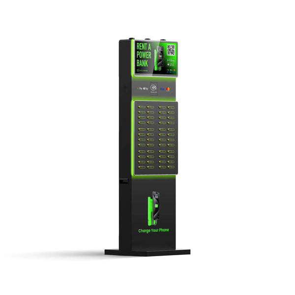 Power Bank 48 Slots Power Bank  with Pos Screen Fast Charging High Capacity Cell Phone Charger Vending Machine Shared Power Bank GreatEagleInc