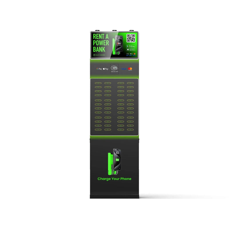 Power Bank 48 Slots Power Bank  with Pos Screen Fast Charging High Capacity Cell Phone Charger Vending Machine Shared Power Bank GreatEagleInc