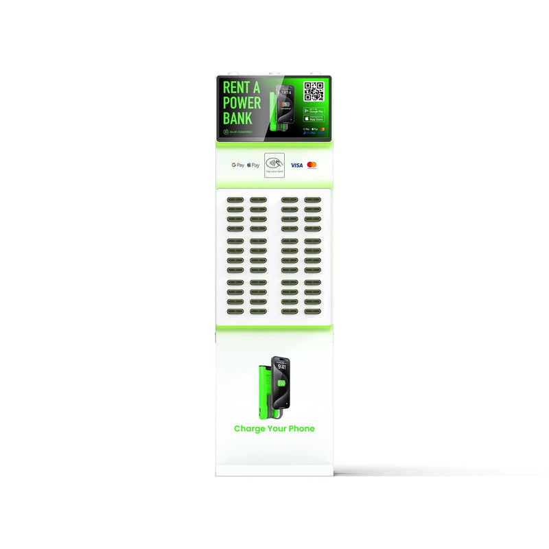 Power Bank 48 Slots Power Bank  with Pos Screen Fast Charging High Capacity Cell Phone Charger Vending Machine Shared Power Bank GreatEagleInc