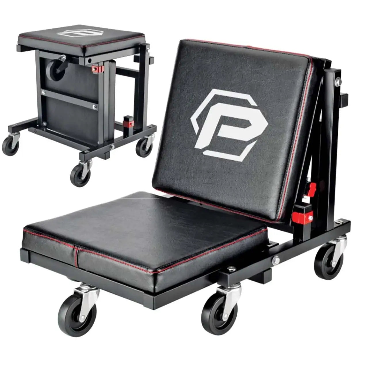 Powerbuilt 2-in-1 Low Creeper Seat Roller Stool POWERBUILT