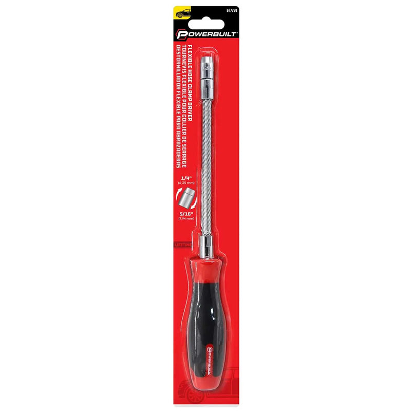 Powerbuilt Flexible Hose Clamp Nut Driver POWERBUILT