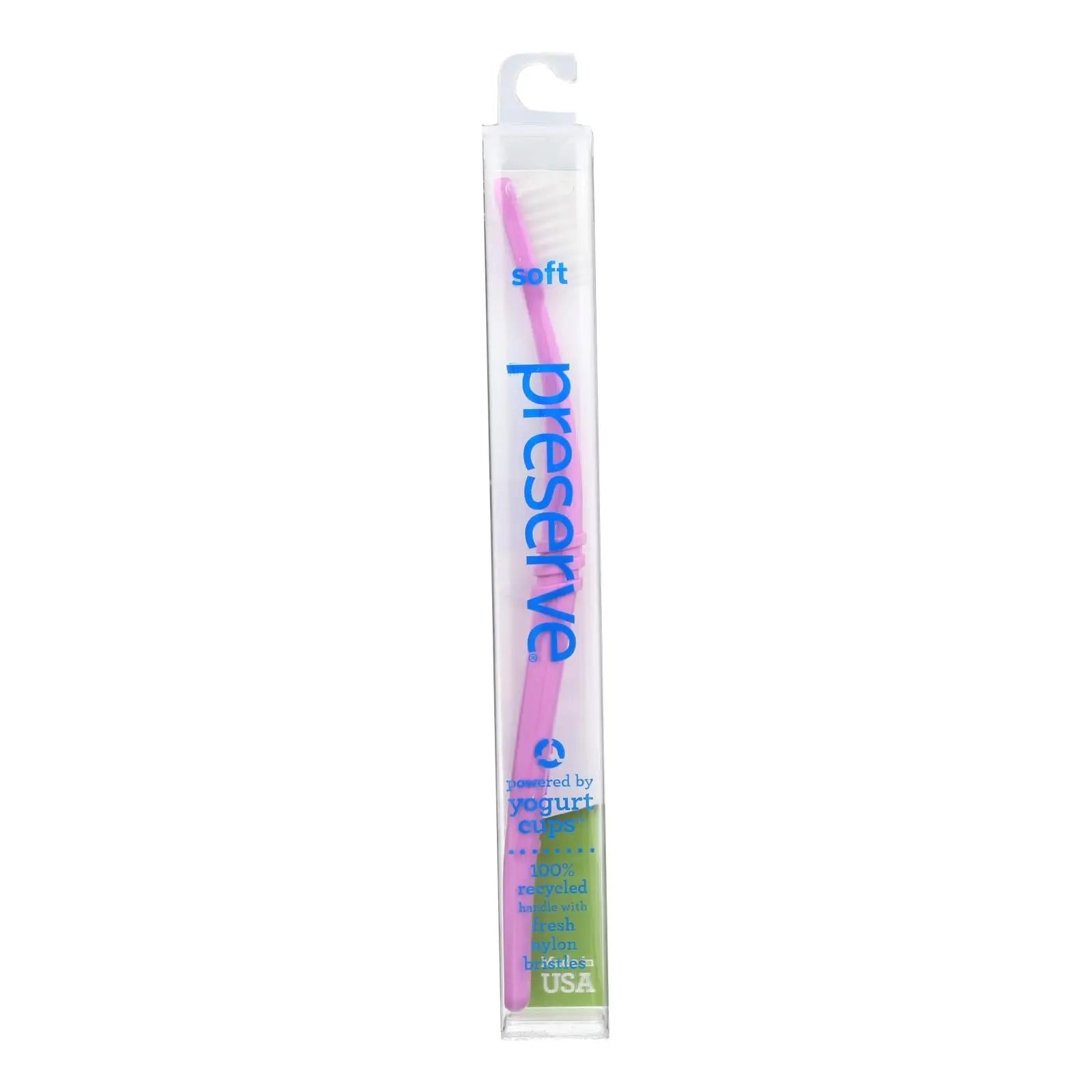 Preserve Toothbrush In A Travel Case Soft - 6 Pack - Assorted Colors - GreatEagleInc