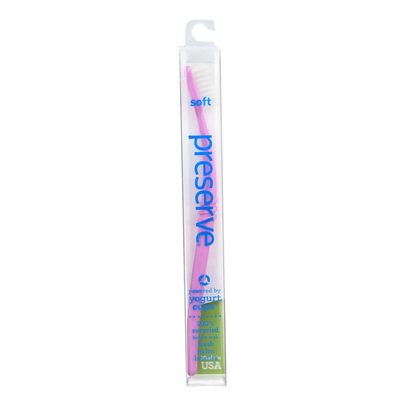 Preserve Toothbrush In A Travel Case Soft - 6 Pack - Assorted Colors - GreatEagleInc