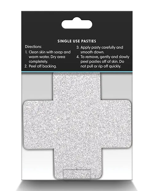 Pretty Pasties Glitter Cross - 2 Pair Ns Novelties INC