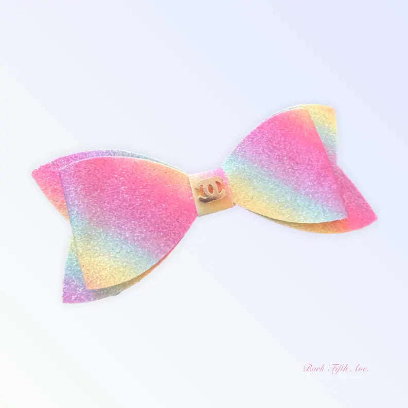 Pride CC Hair Bow Bark Fifth Avenue