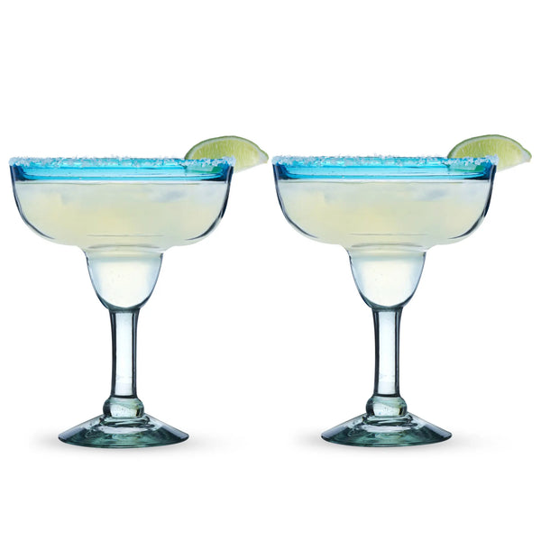 Primavera Recycled Margarita Glass Set by Twine Living Twine