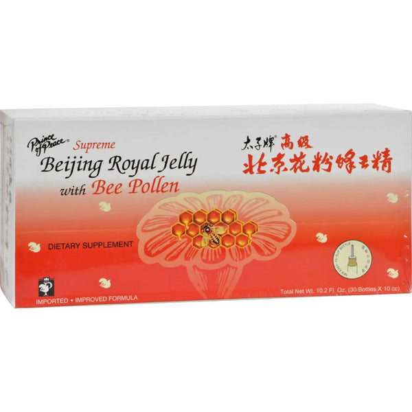 Prince Of Peace Supreme Beijing Royal Jelly With Bee Pollen - 30 Bottles Prince Of Peace
