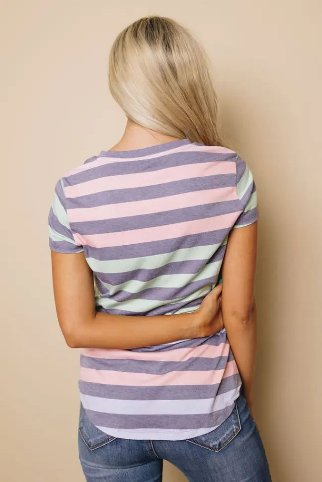 Principality Striped Top Stay Warm in Style