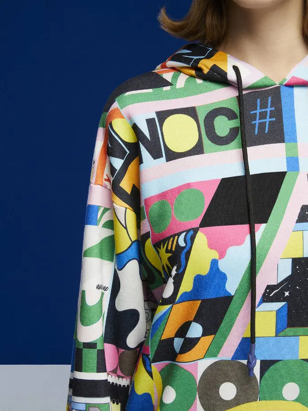 Print Oversized Sweatshirt Monique Store