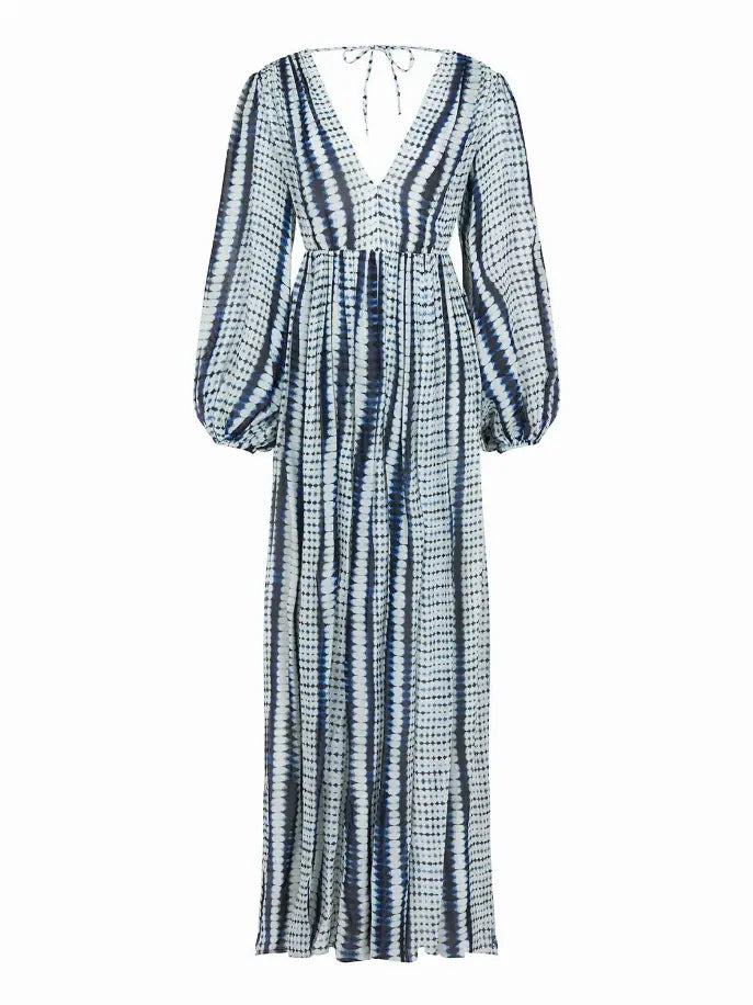 Printed Long Dress Nocturne