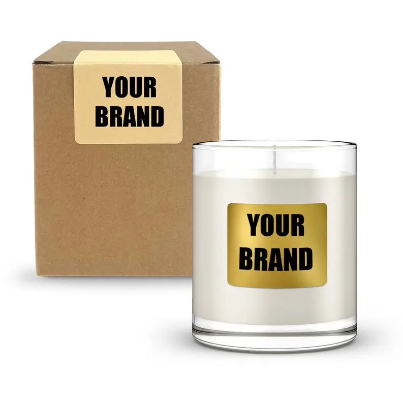 Private Label Candles Clear Glass Jars Starline Artist Production
