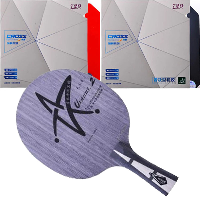 Pro Combo Racket Yinhe Galaxy U-2 U 2 U2 Table Tennis Blade With 2Pieces 729 General Sponge Rubber Pure Wood Ping Pong Racket