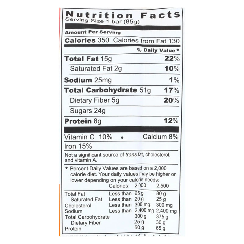 Probar Organic Superfruit Slam Bar - Case Of 12 - 3 Oz Probar