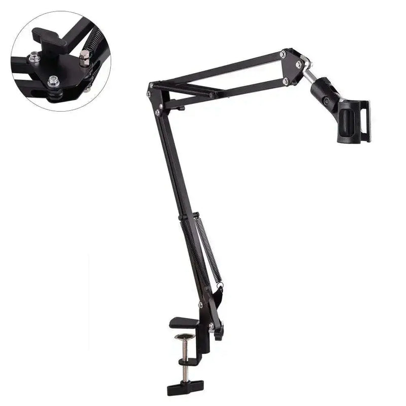 Professional-Studio-Recording-Professional-Clamp-Adjustable-Table-Mounting-Microphone-Arm-Stand-Broadcasting-Scissor-Arm-Holder-GreatEagleInc-334219675