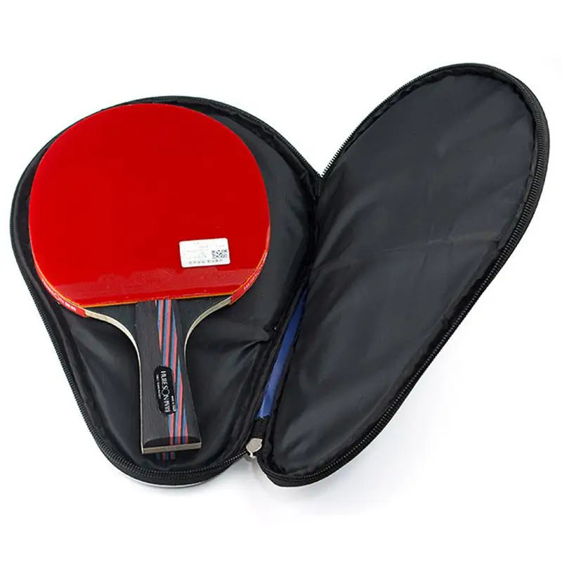 Professional Table Tennis Racket PingPong Case Oxford Material With Outer Zipper Bag For Pingpong Table Tennis Balls