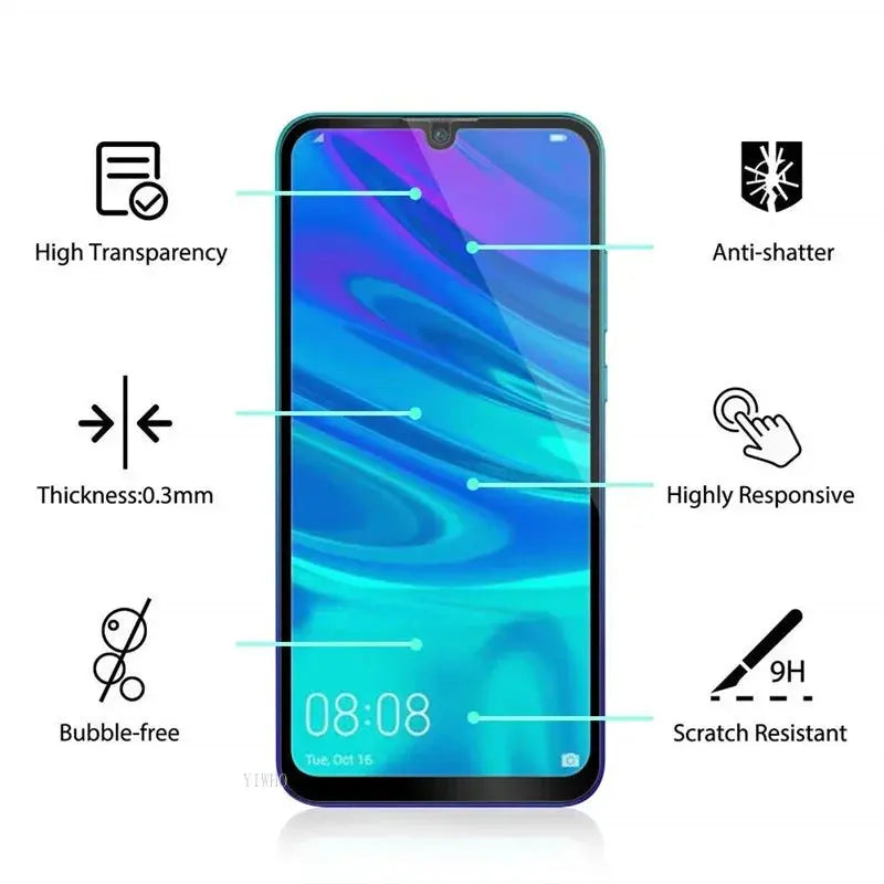 Protective Glass for Huawei P Smart 2019 2020 2021 Screen Protector Tempered Glas on for Huawei P Smart Plus  2018 Huawey Film GreatEagleInc