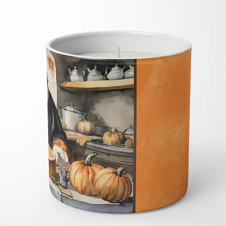 Pug Fall Kitchen Pumpkins Decorative Soy Candle Caroline's Treasures
