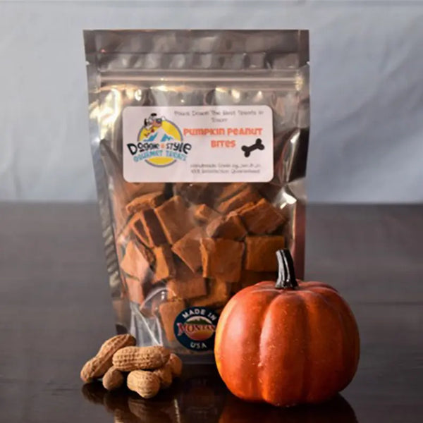Pumpkin Peanut Bites Doggie Style Gourmet Treats