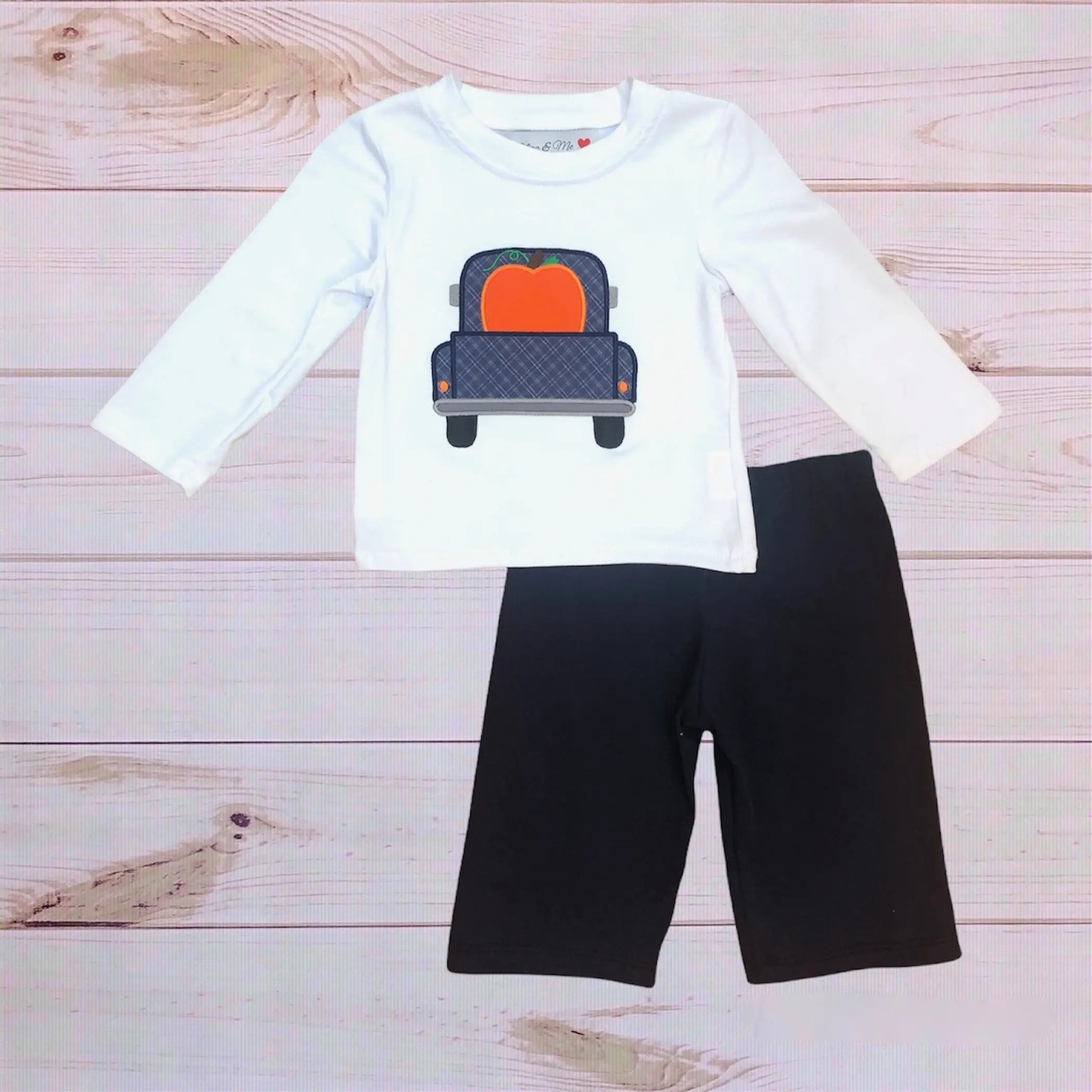 Pumpkin Truck Outfit Melina & Me