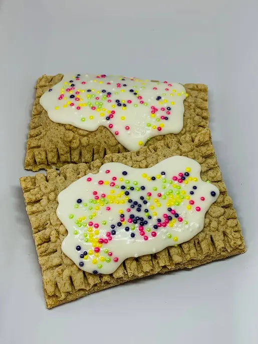 Pup Tart-Strawberry & Vanilla (large) The Blue Cerebus Dog Bakery