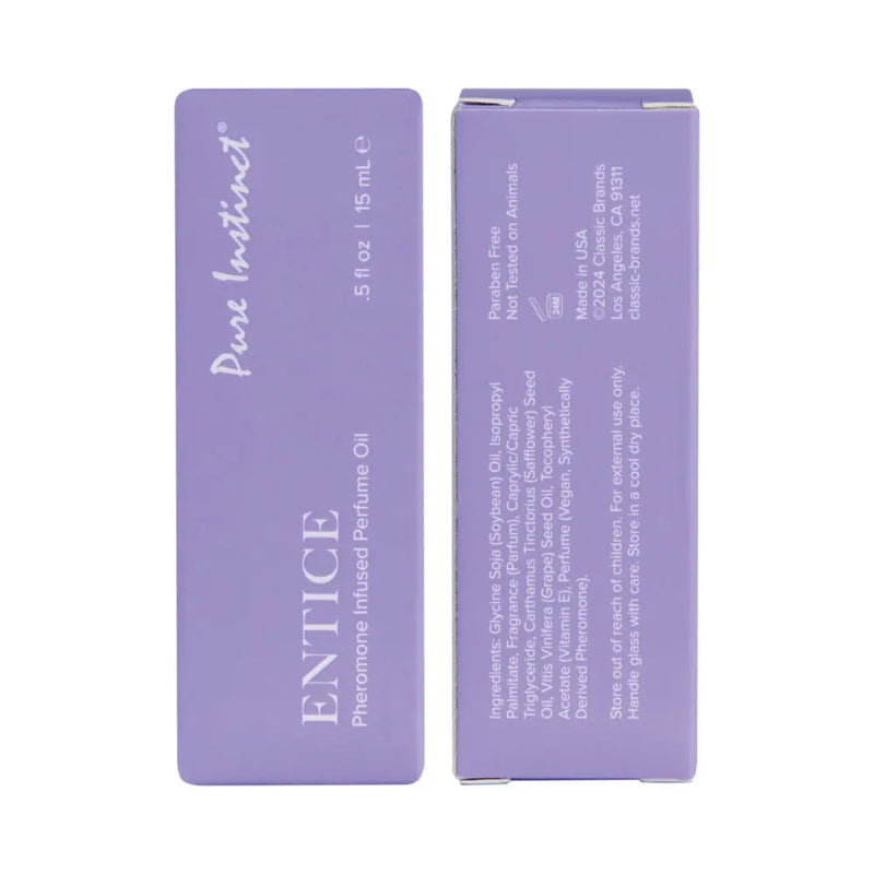 Pure Instinct Pheromone Perfume Oil Entice Dro .5 Classic Brands