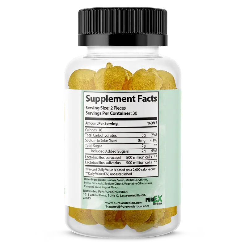 Pure Probiotic Gummies Purex Nutrition