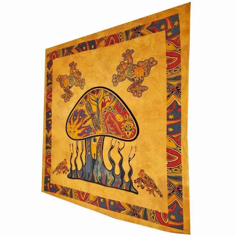 Purple Celtic Tree Of Life Tapestry Wild Lotus