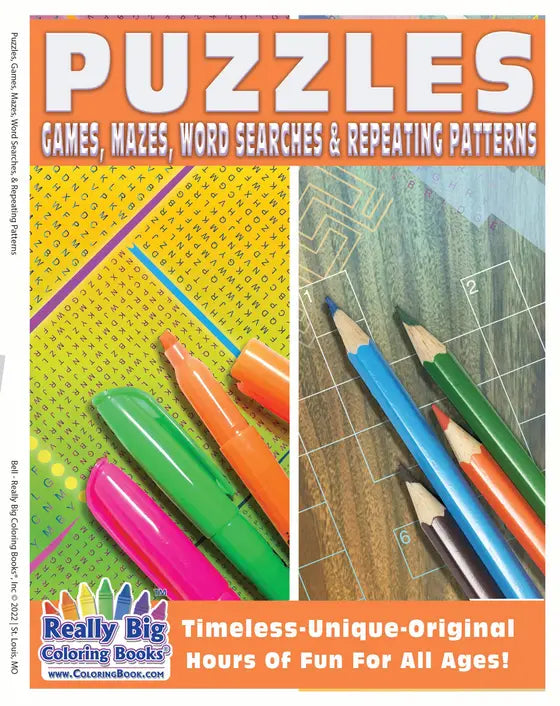 Puzzles Really Big Coloring Books
