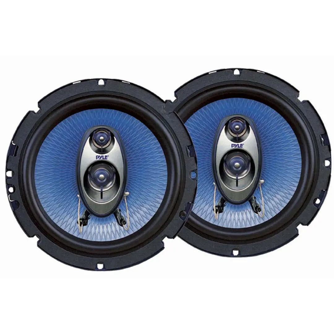 Pyle 6.5" 3-way Speakers - Blue Label Series Pyle