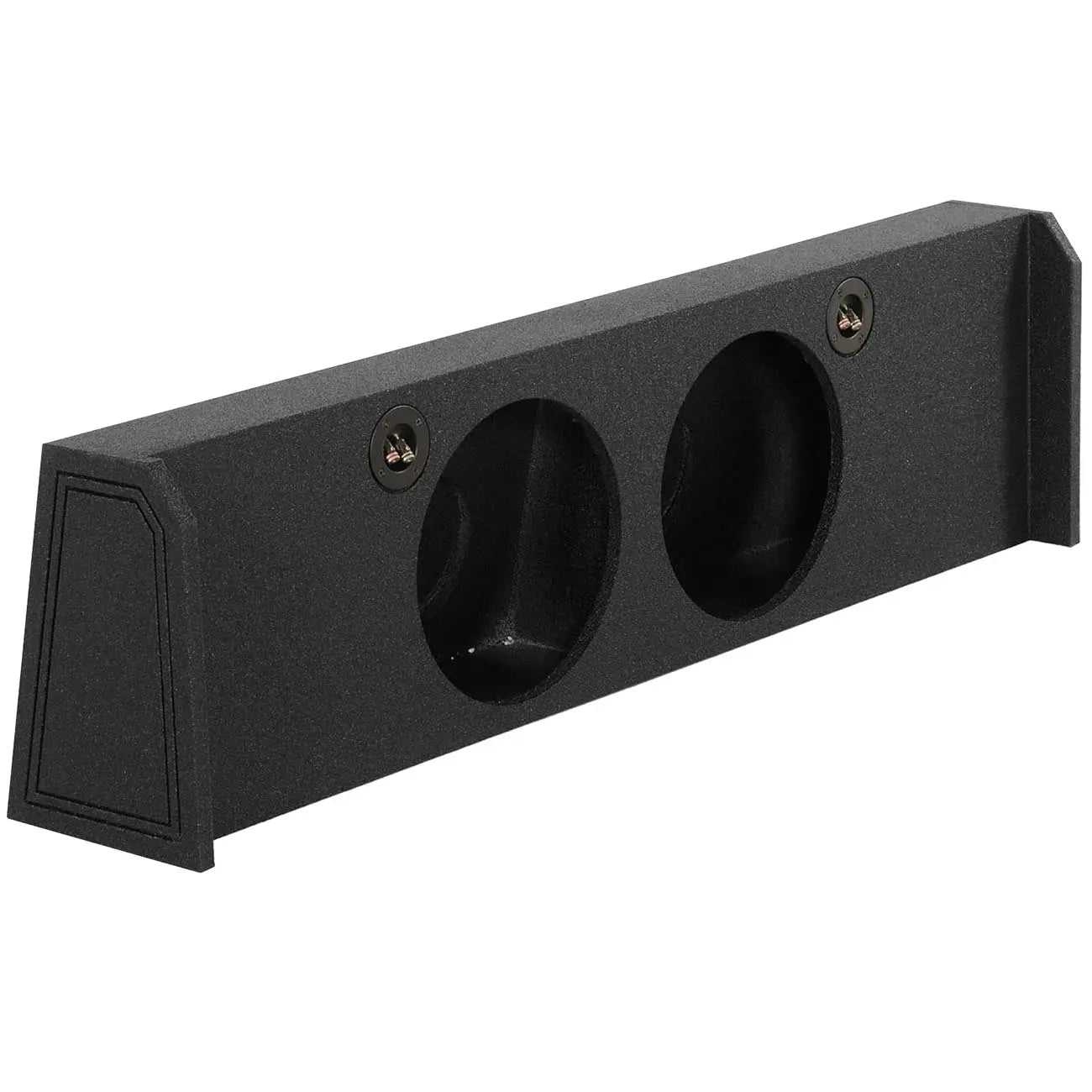 Qpower Dual 10" Sealed Empty Woofer Enclosure - Ford '09-'26 F-150 Super Crew'17-'26 Ford F-250/350 Qpower