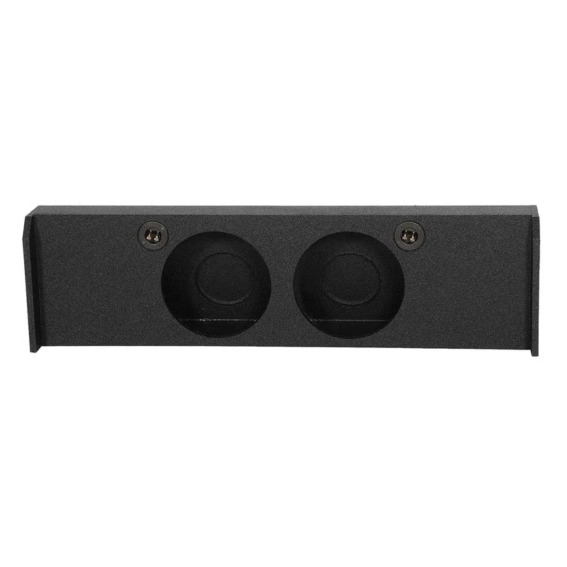Qpower Dual 10" Sealed Empty Woofer Enclosure - Ford '09-'26 F-150 Super Crew'17-'26 Ford F-250/350 Qpower