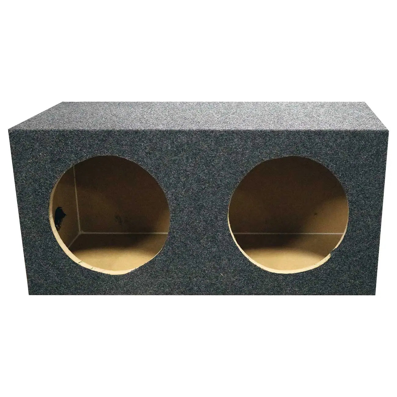 Qpower Dual 10" Sealed Heavy Duty Square Empty Woofer Box Qpower