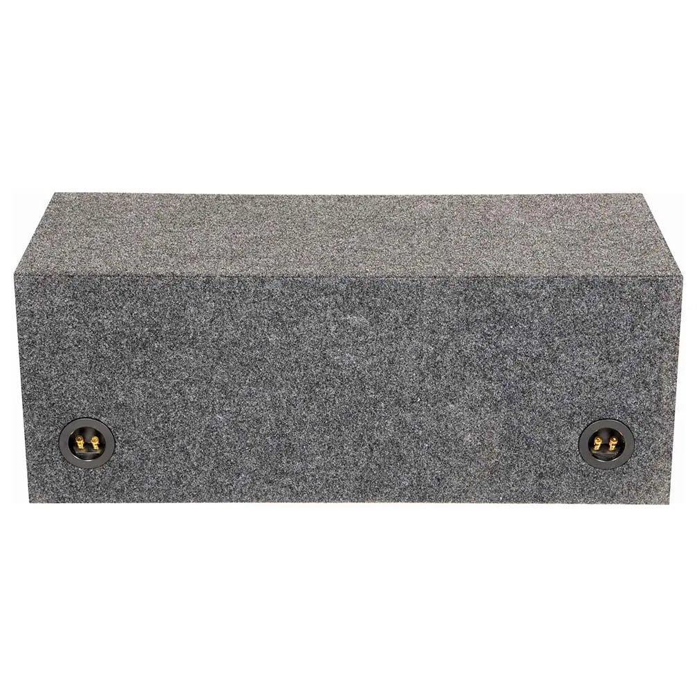 Qpower Dual 10" Slot-ported Heavy Duty Empty Woofer Box Qpower