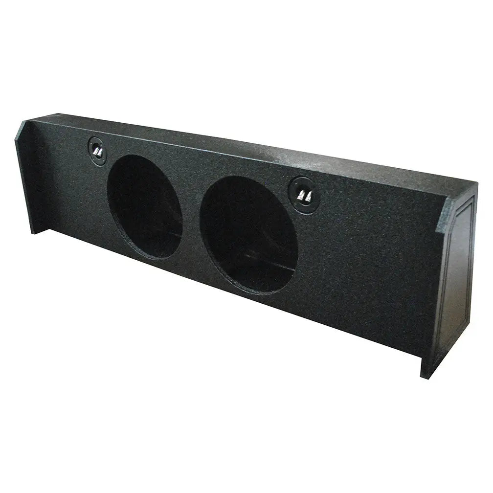 Qpower Dual 12" Sealed Empty Woofer Enclosure - Ford '09-'26 F-150 Super Crew'17-'26 Ford F-250/350 Qpower