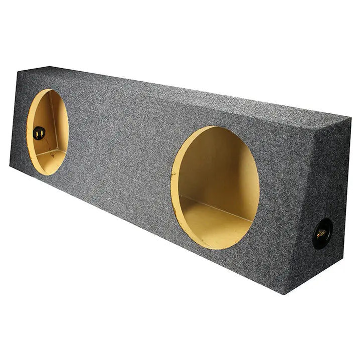 Qpower Dual 12" Sealed Heavy Duty Empty Woofer Box Qpower