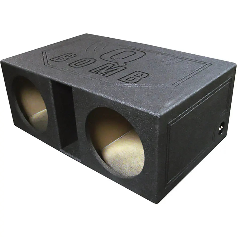 Qpower Dual 12" Vented Extra Large Spl Woofer Box "q Bomb" Qpower