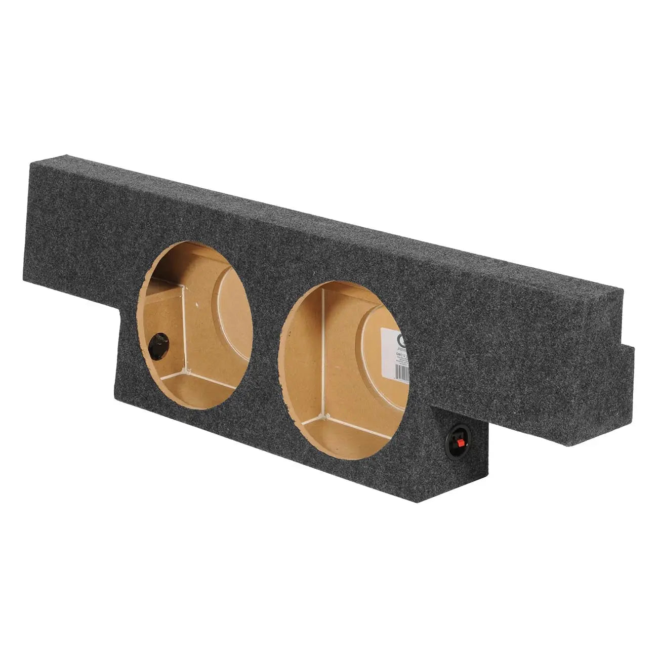 Qpower Gmc/chevy Crew Cab '04-'07 Dual 10" Empty Woofer Box Qpower