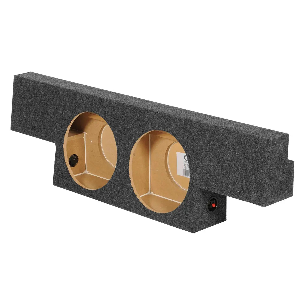 Qpower Gmc/chevy Crew Cab '04-'07 Dual 12" Empty Woofer Box Qpower