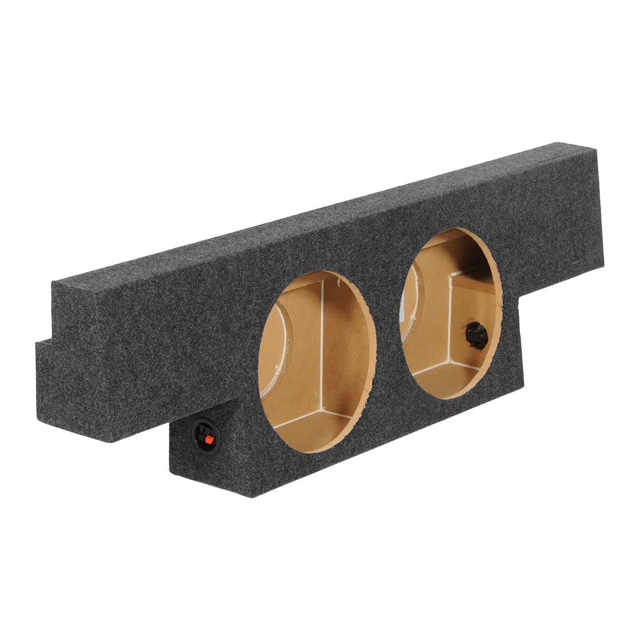 Qpower Gmc/chevy Crew Cab '04-'07 Dual 12" Empty Woofer Box Qpower