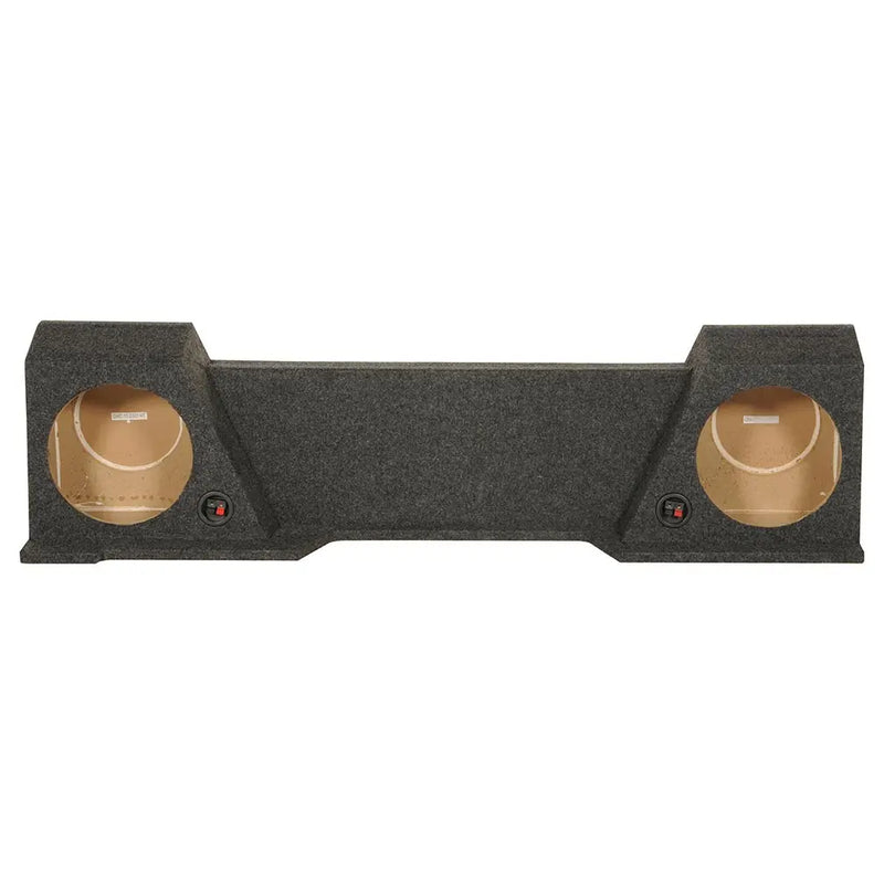 Qpower Gmc/chevy Extended Cab (high Transmission) '07-'13 Dual 10" Empty Woofer Box Qpower