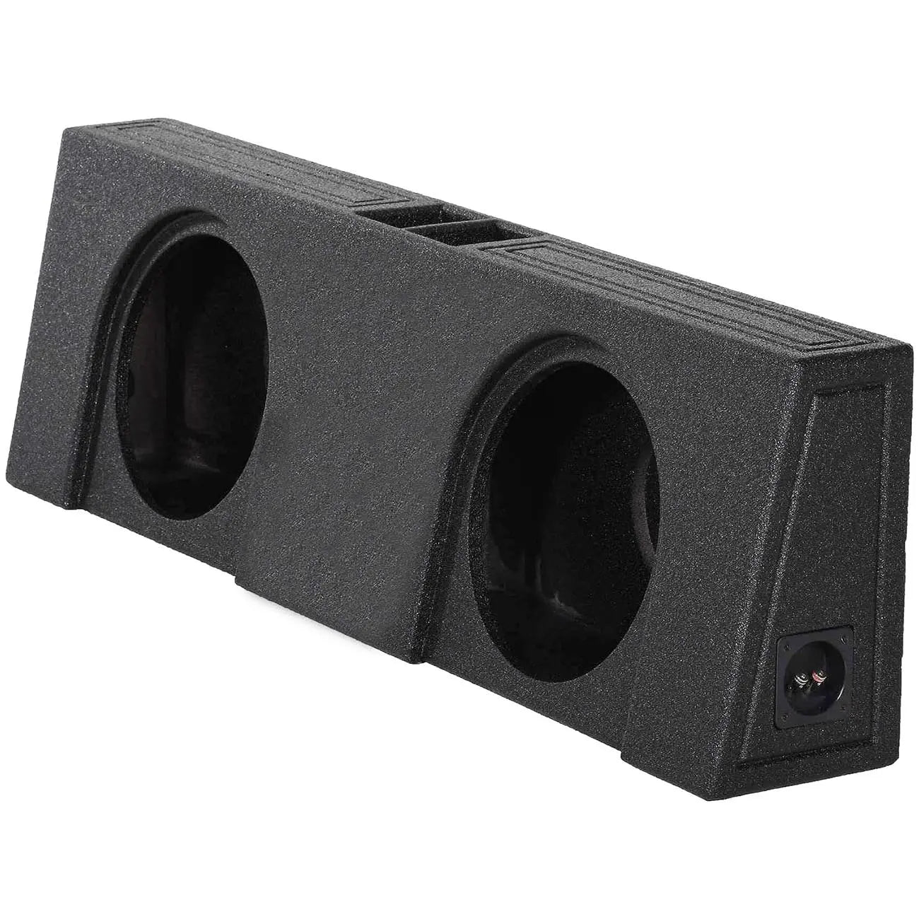 Qpower Qbomb Dual 10" Vented Empty Box Behind Seat Mount Qpower