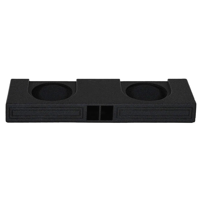Qpower Qbomb Dual 10" Vented Empty Box Behind Seat Mount Qpower