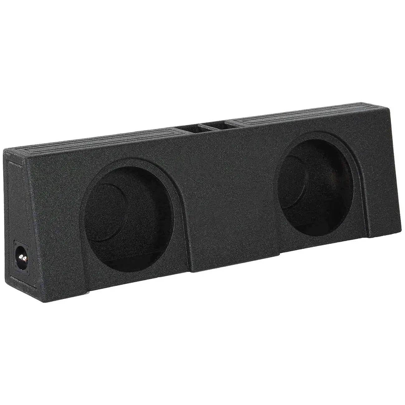 Qpower Qbomb Dual 10" Vented Empty Box Behind Seat Mount Qpower