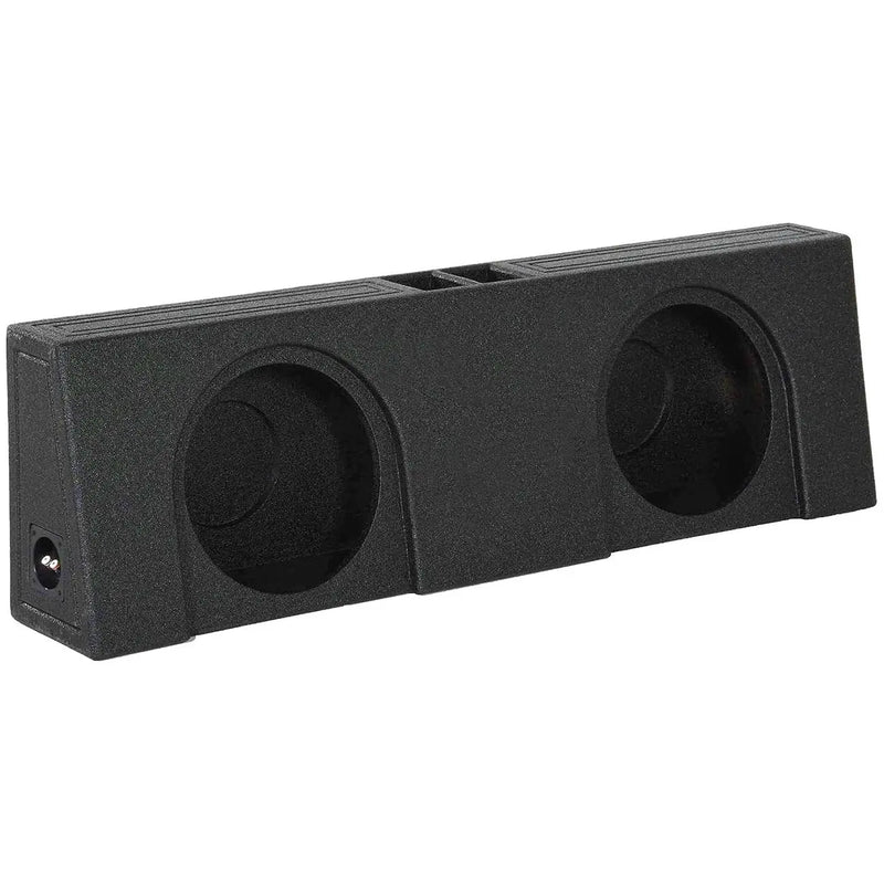 Qpower Qbomb Dual 10" Vented Empty Box Behind Seat Mount Qpower