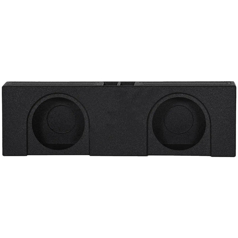 Qpower Qbomb Dual 10" Vented Empty Box Behind Seat Mount Qpower