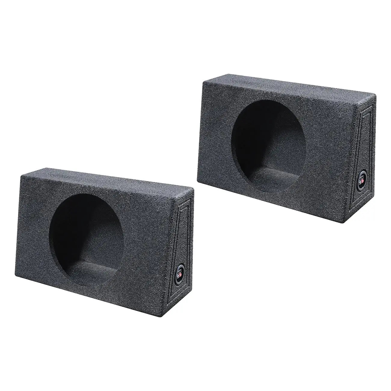 Qpower Qbomb Single 12" Empty Woofer Box Mounts Behind Seat Qpower